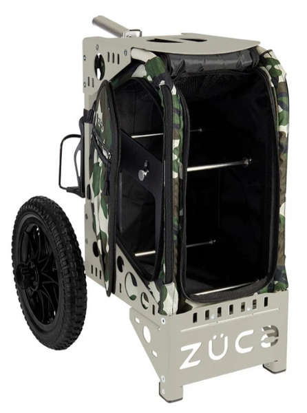 Disc Golf Cart - Woodland Camo Insert with Optional Frame Colour